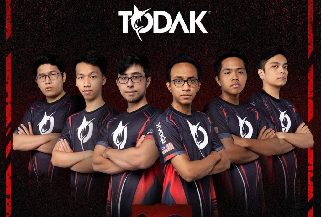 A photo of Todak, one of Malaysia's Best Esports Teams.