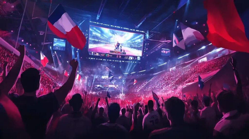 A wallpaper of France Esports