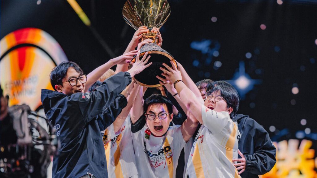 A picture of players