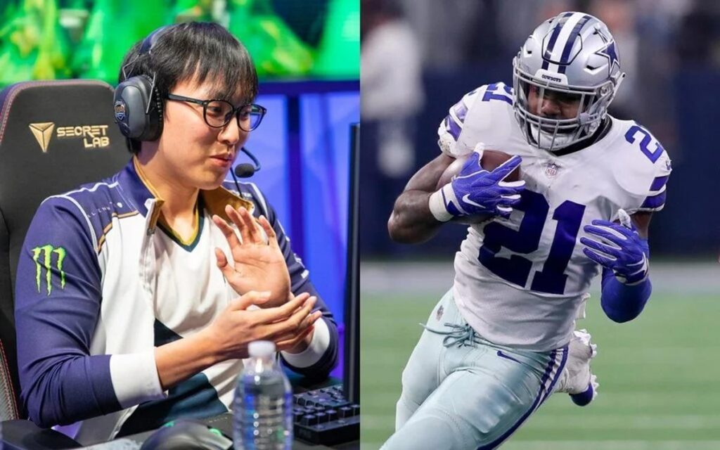 A picture of players
