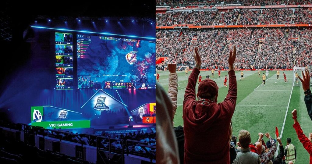 A picture of Esports and traditional sports