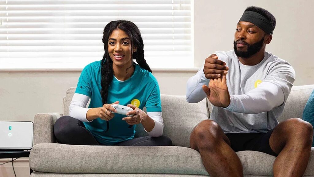 A picture of two players