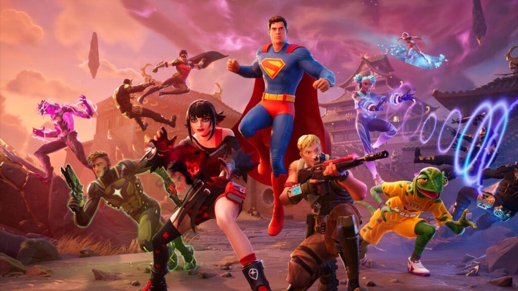 A wallpaper of Fortnite