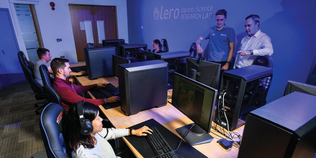 an image of LERO; Esports Science Research Lab