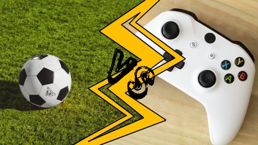 a picture of a ball VS an Xbox Controller