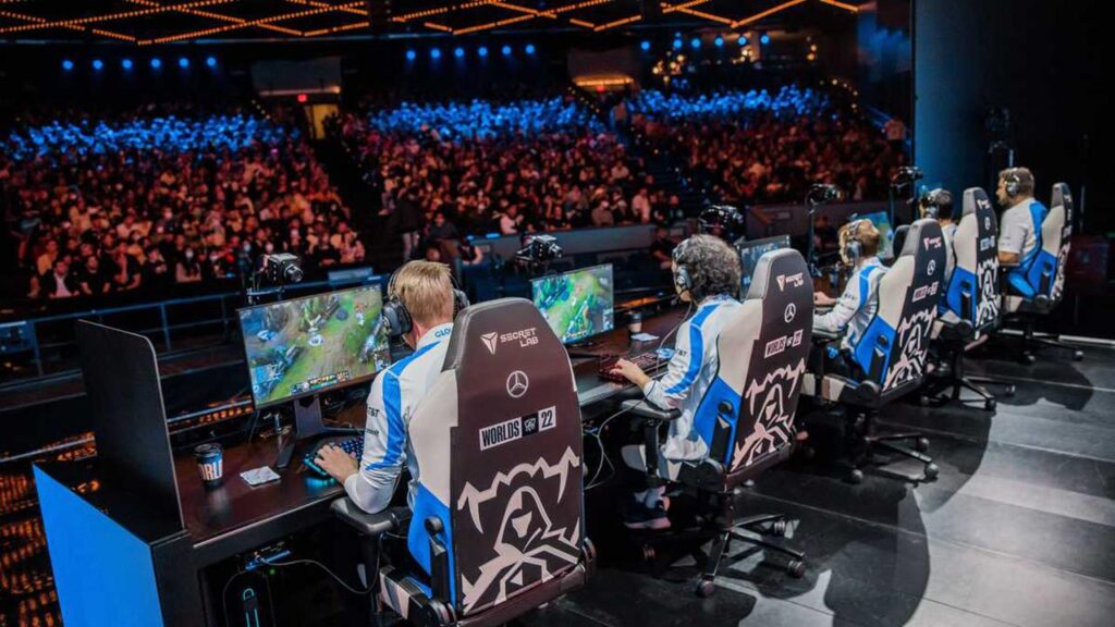 A picture of players