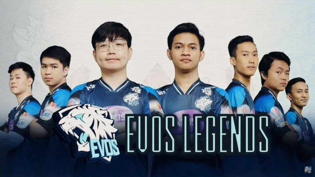 an image of the EVOS Legends ESports Team