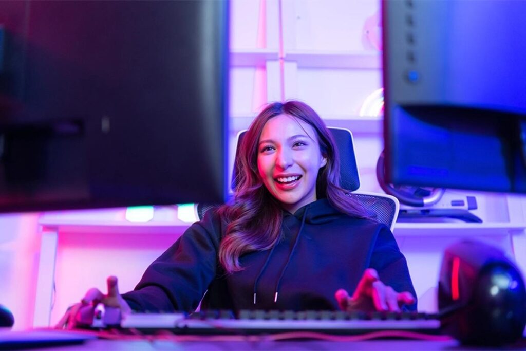 A picture of a content creator