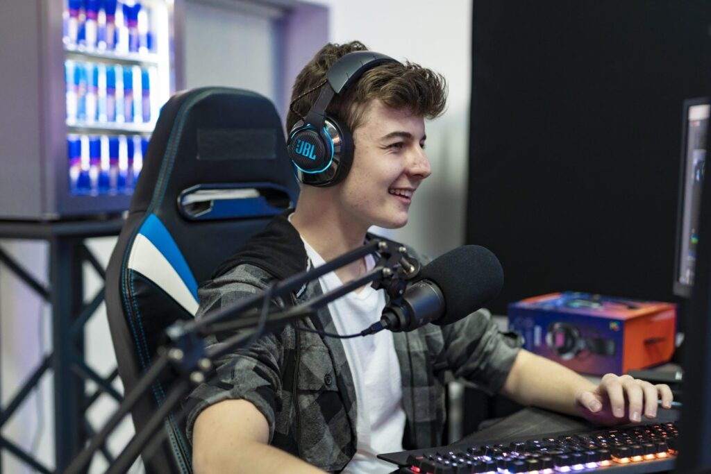 A picture of a content creator