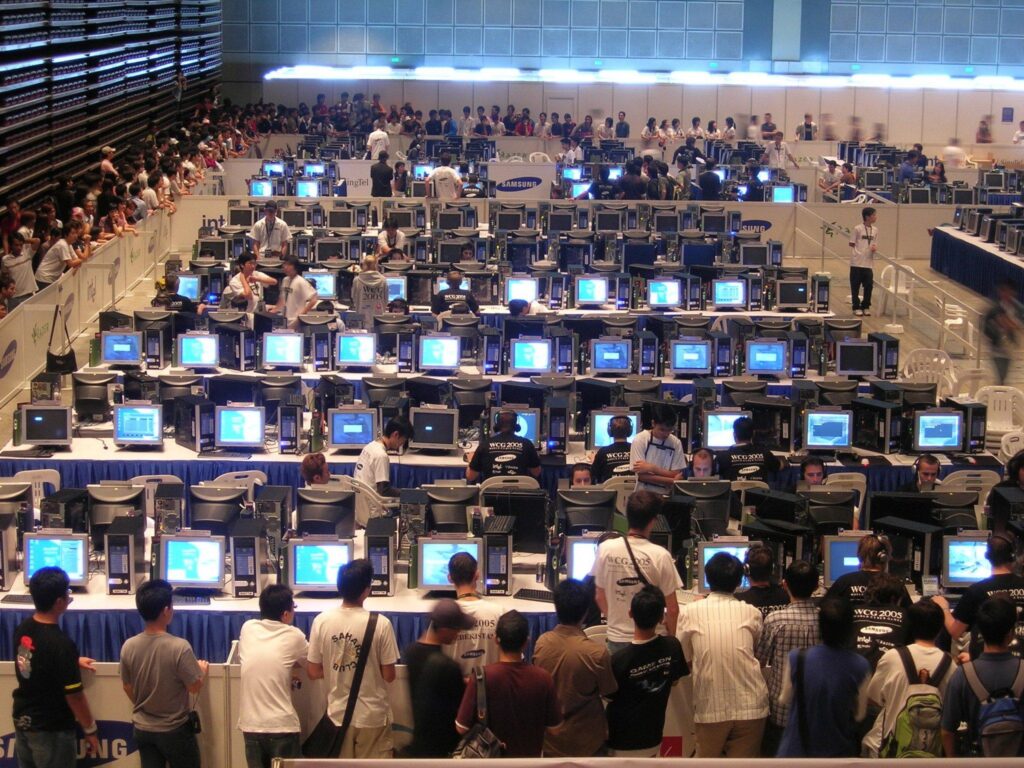A picture of gamers