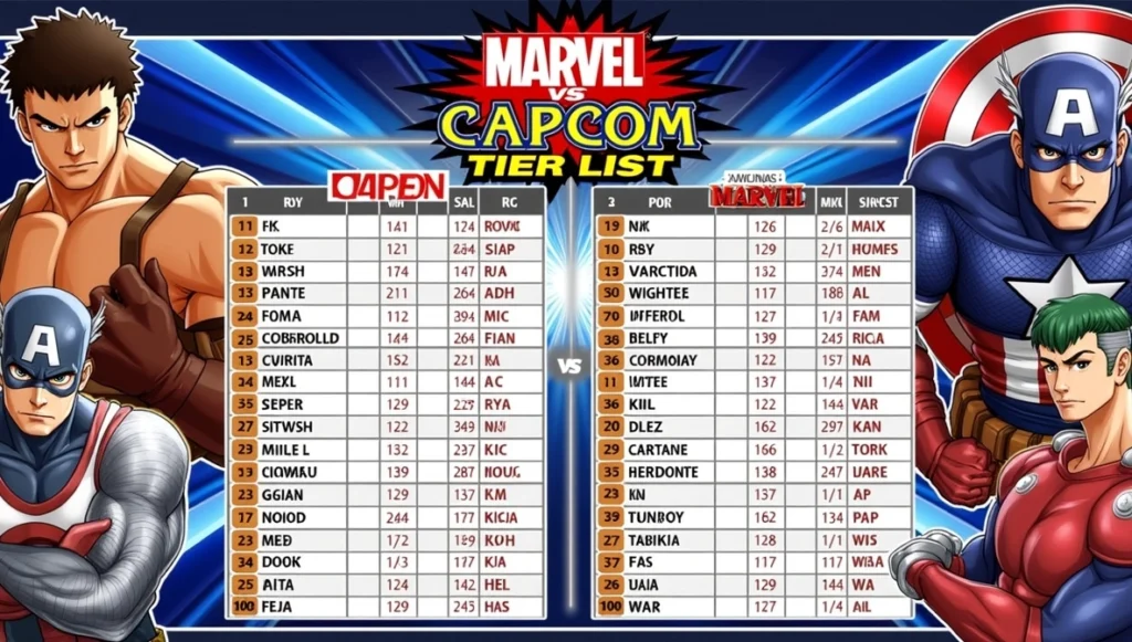 Marvel vs Capcom Tier List: Your Ultimate Guide to Top Picks and Underdogs