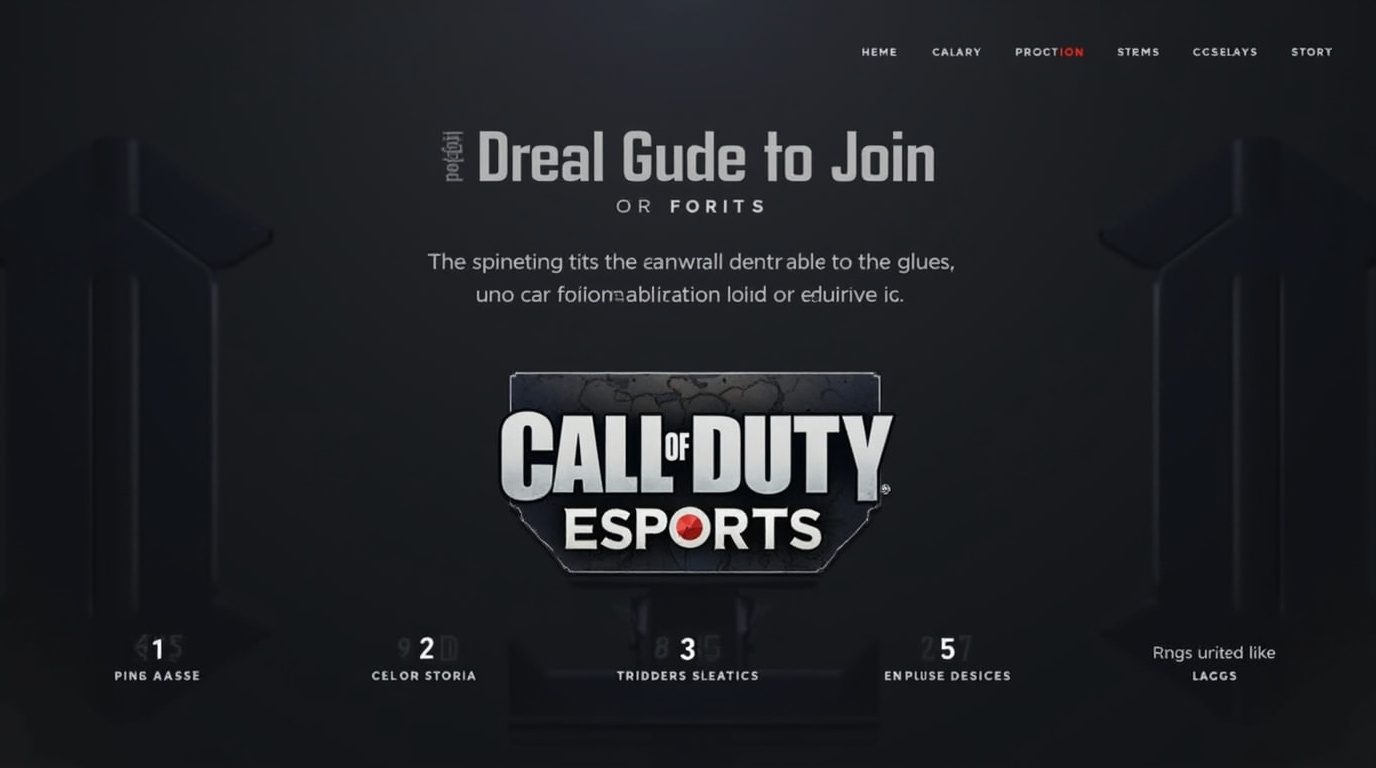 How to Join Call of Duty Esports: Your Step-by-Step Guide to Going Pro