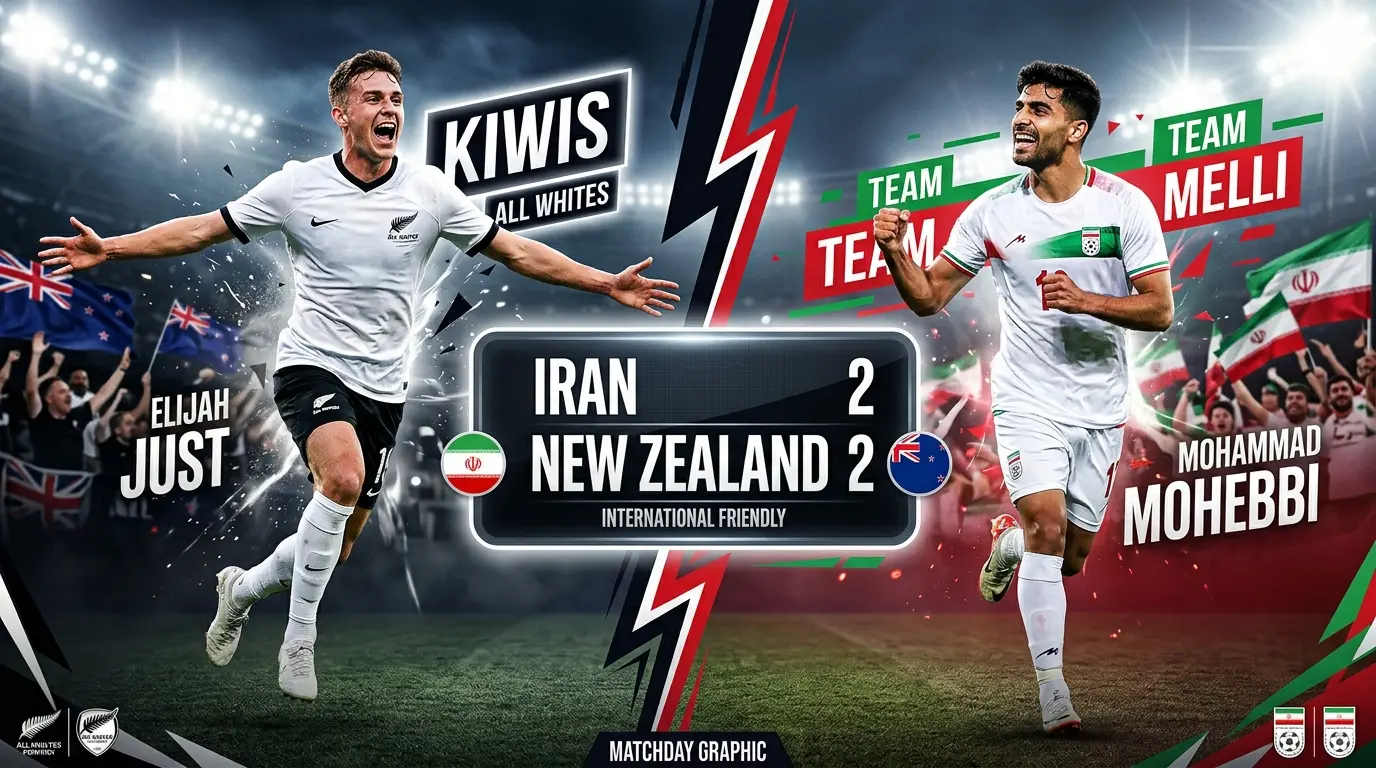 The Ultimate "Comeback Mechanic": Iran Denies New Zealand Twice in a World Cup 2026 Thriller That Broke the Script
