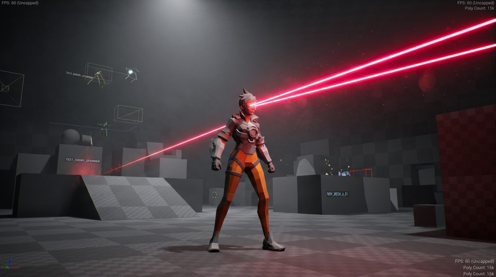 The Genesis of an Icon: When Tracer Wielded Ocular Beams